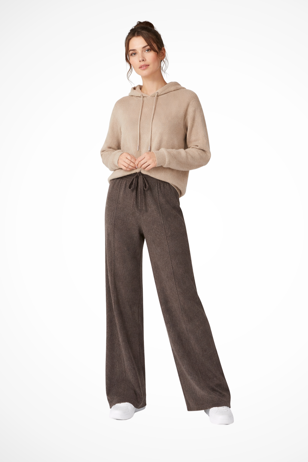 Women's Knitted Elasticated Trousers