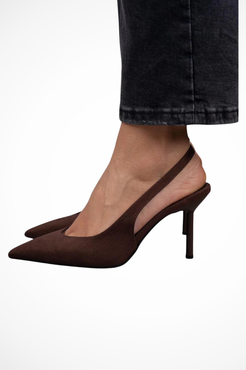 Women's Pointed Toe Slingback Heels