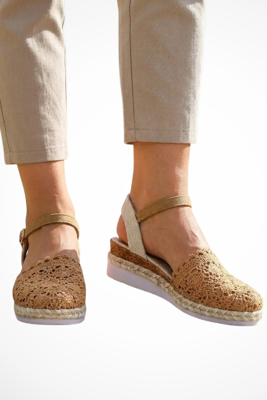 Women's Ankle Strap Espadrille Wedges