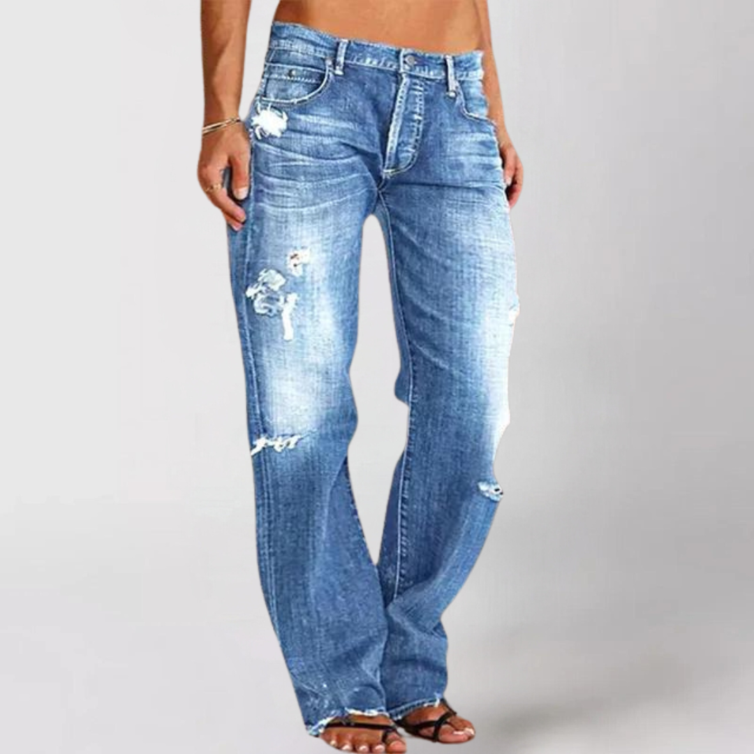 Women’s Mid Rise Straight Jeans