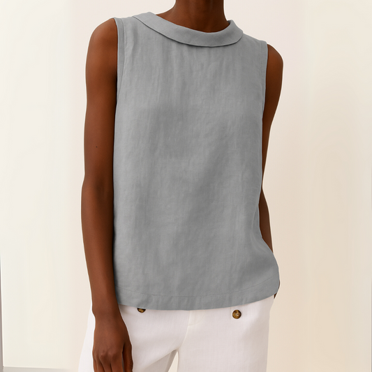 Women’s Sleeveless Round Neck Top