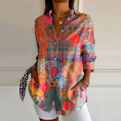 Women’s Timeless Floral Print Blouse