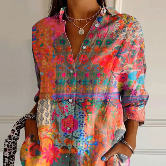Women’s Timeless Floral Print Blouse