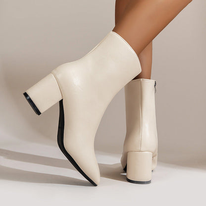 Women's Faux Leather Ankle Boots