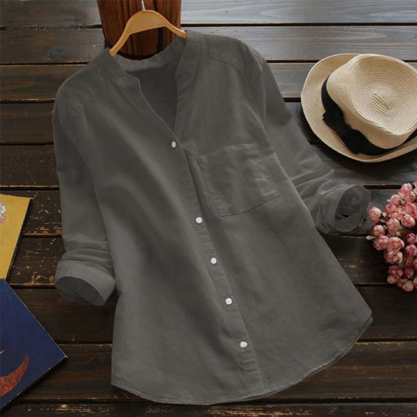 Women’s Relaxed Fit Button Blouse
