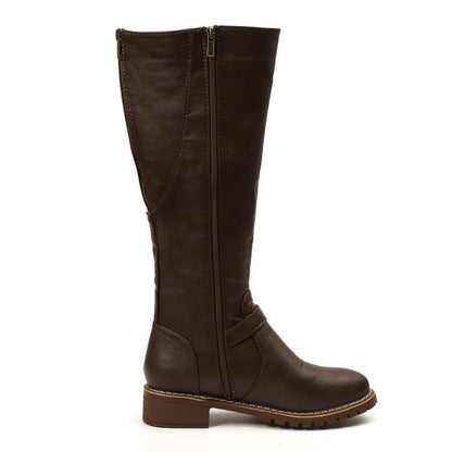 Women's Smooth Faux Leather Boots