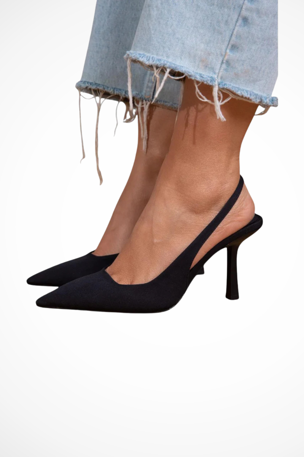 Women's Pointed Toe Slingback Heels