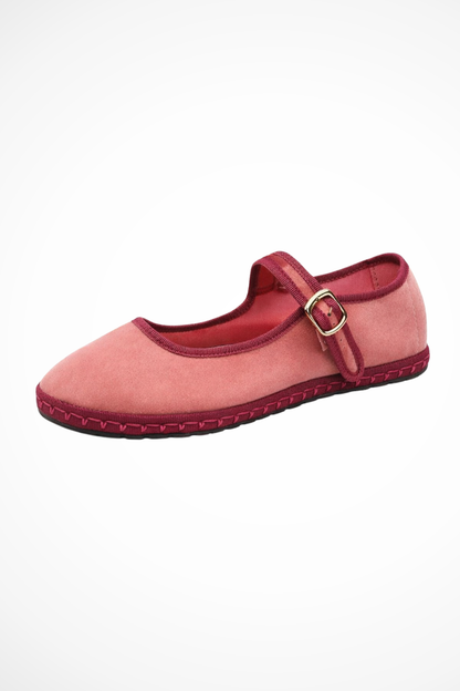 Women's Buckle-Strap Ballet Flats