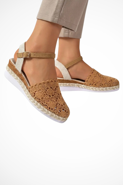 Women's Ankle Strap Espadrille Wedges
