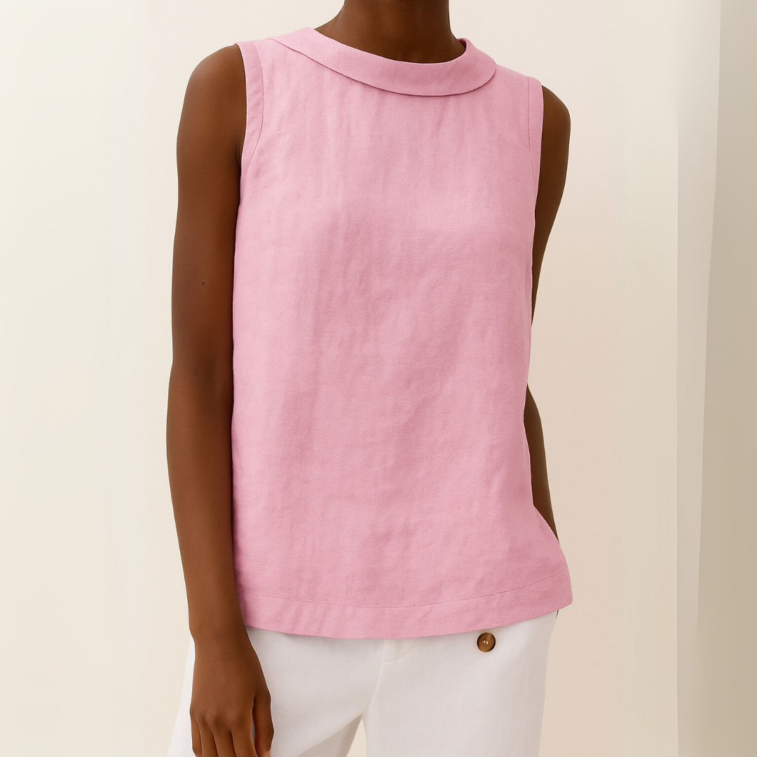 Women’s Sleeveless Round Neck Top