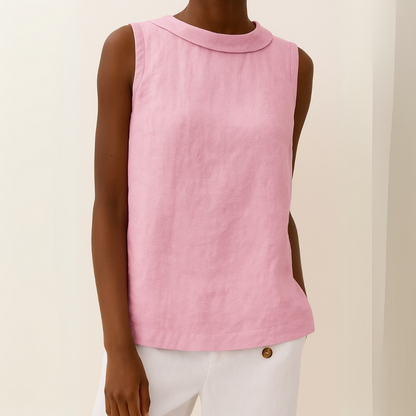 Women’s Sleeveless Round Neck Top
