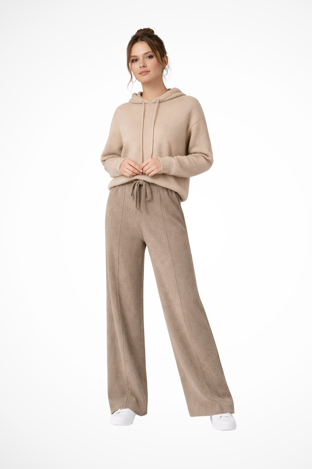 Women's Knitted Elasticated Trousers