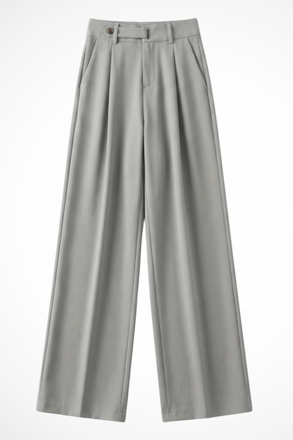 Women's Pleated Wide-Leg Trousers