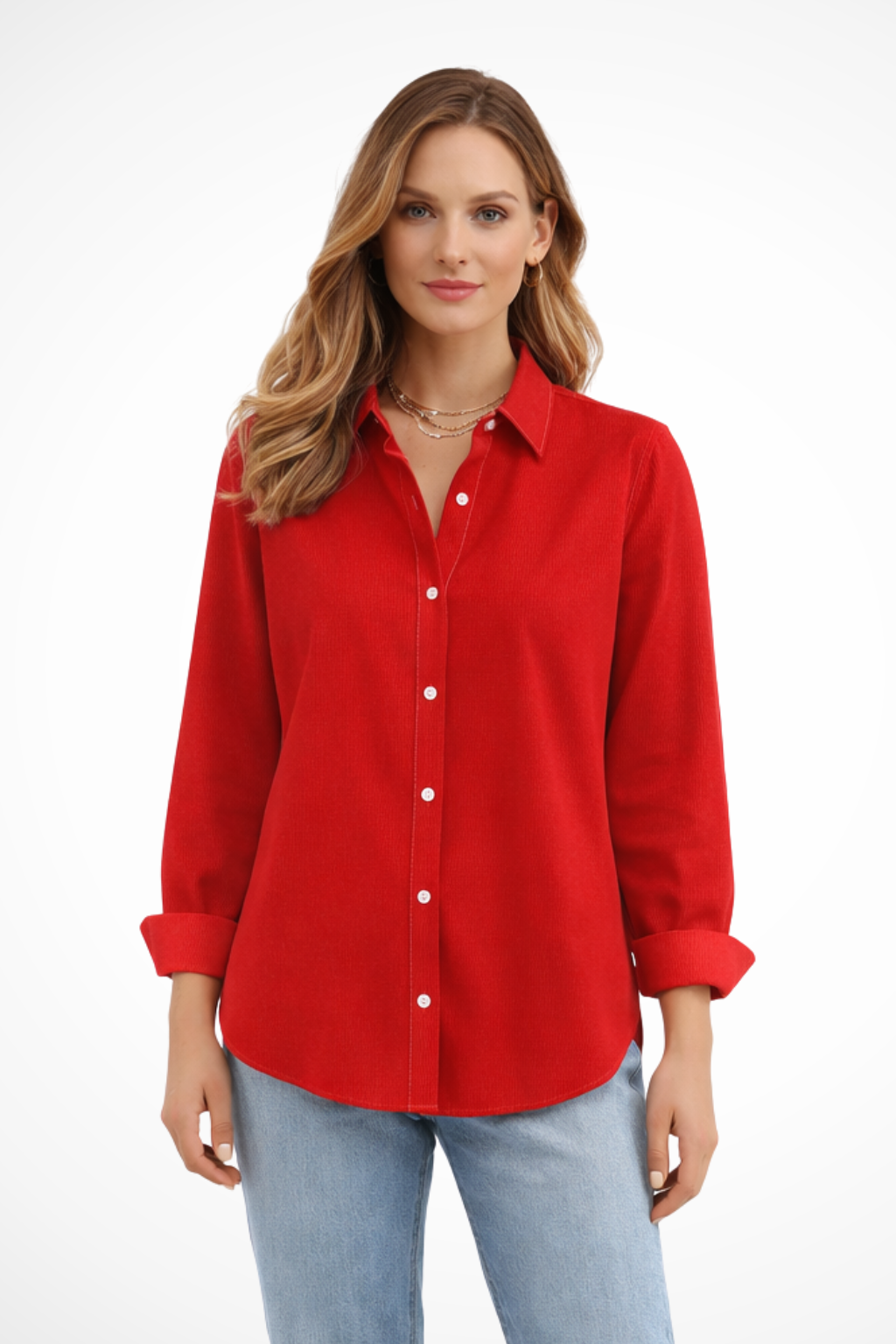 Women's Relaxed Collared Blouse