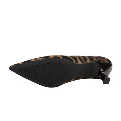 Women's Leopard Print Heel Pumps