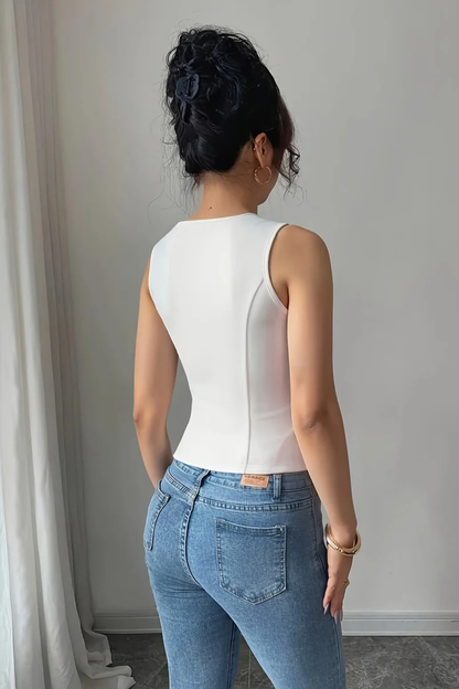 Women's Tailored V-Neck Top