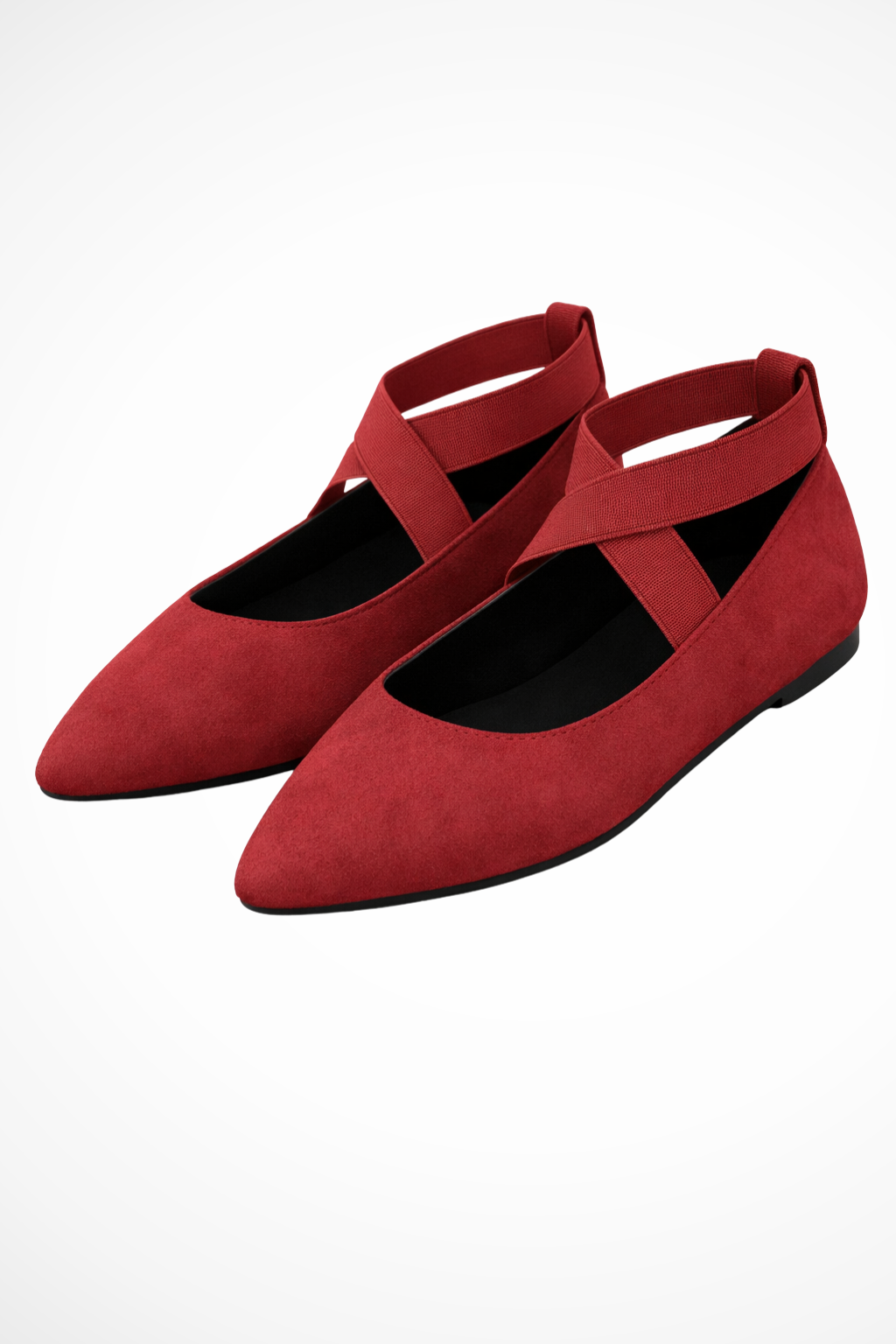 Women's Pointed-Toe Crossover Flats