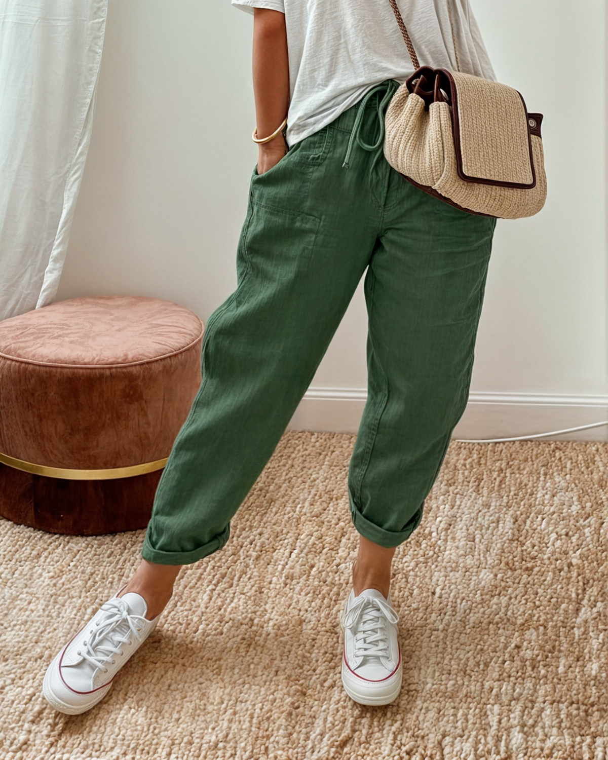 Women's Relaxed Wide Leg Trousers