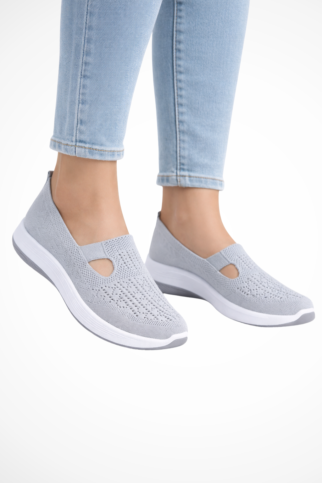 Women's Breathable Knit Slip-On Shoes