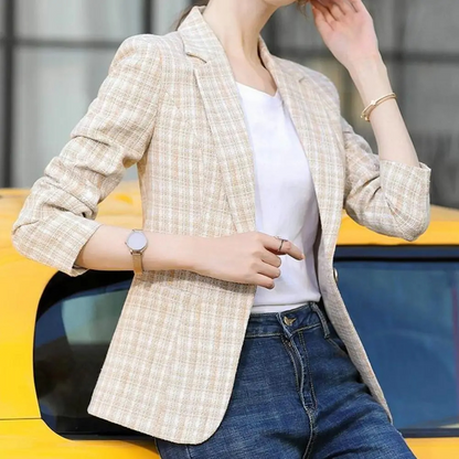 Women's Tailored Single-Button Blazer
