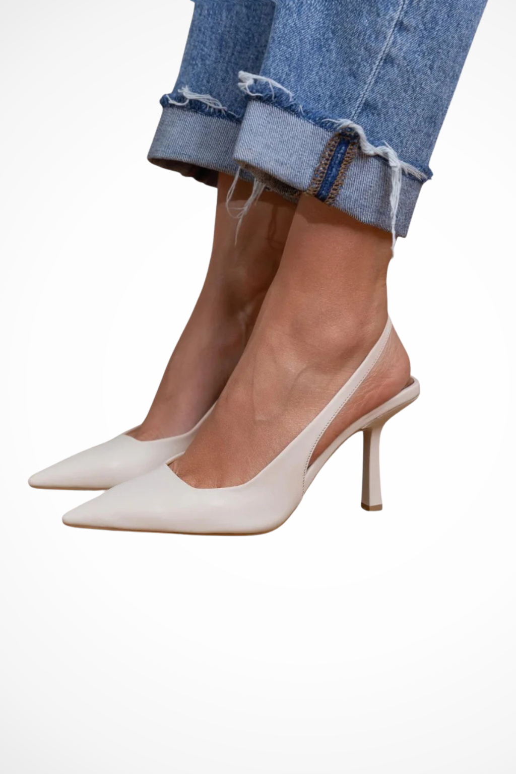 Women's Pointed Toe Slingback Heels