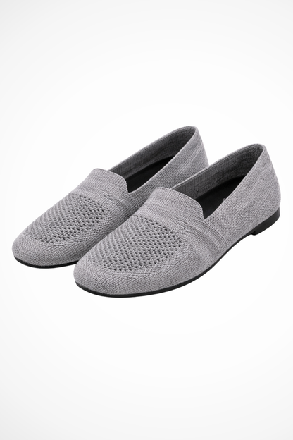 Women's Square Toe Knit Flats