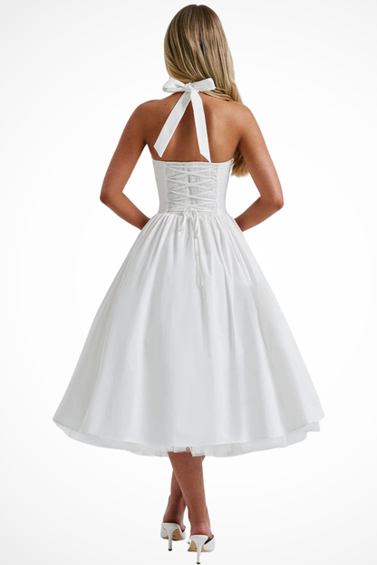 Halter A-Line Guest Dress