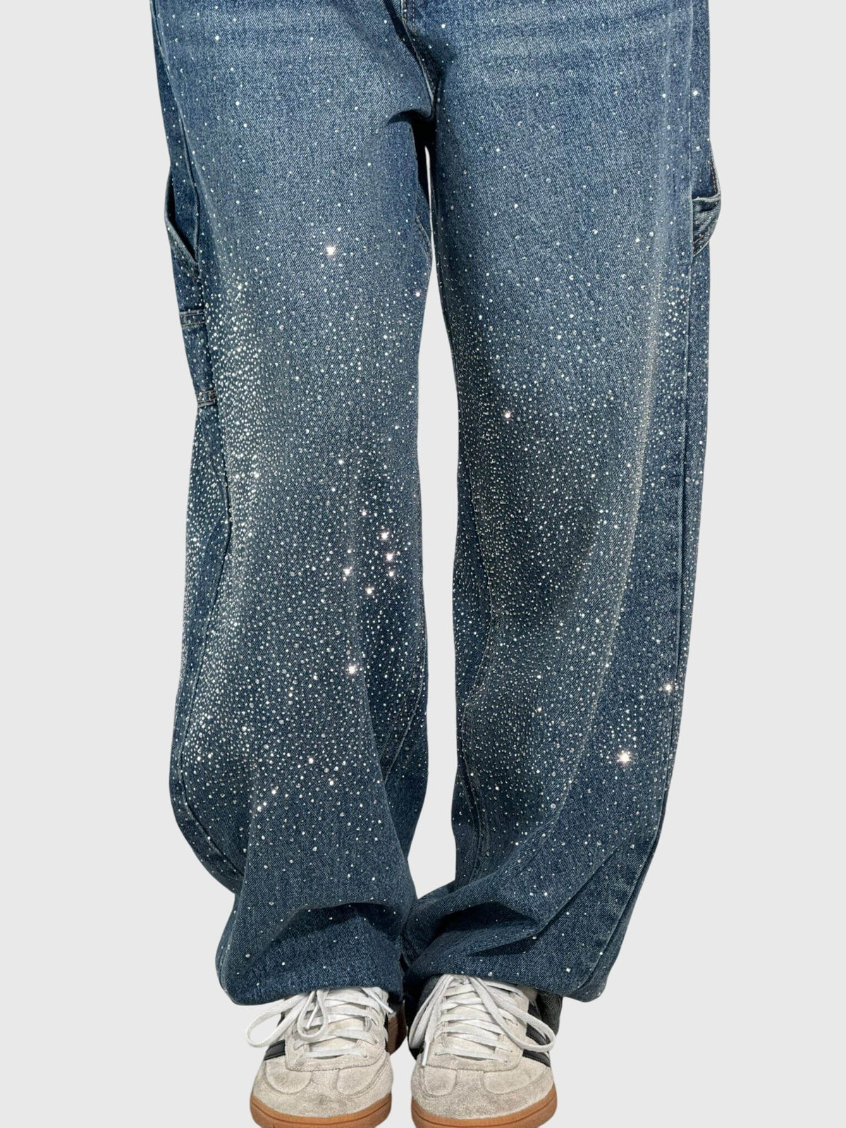 Women's Sparkle Diamond Denim Jeans