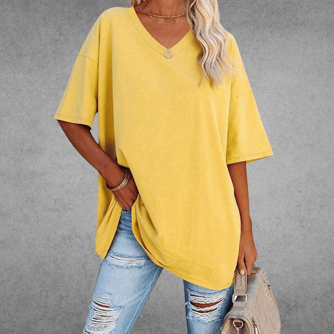 Women’s Spring V-Neck Casual Top