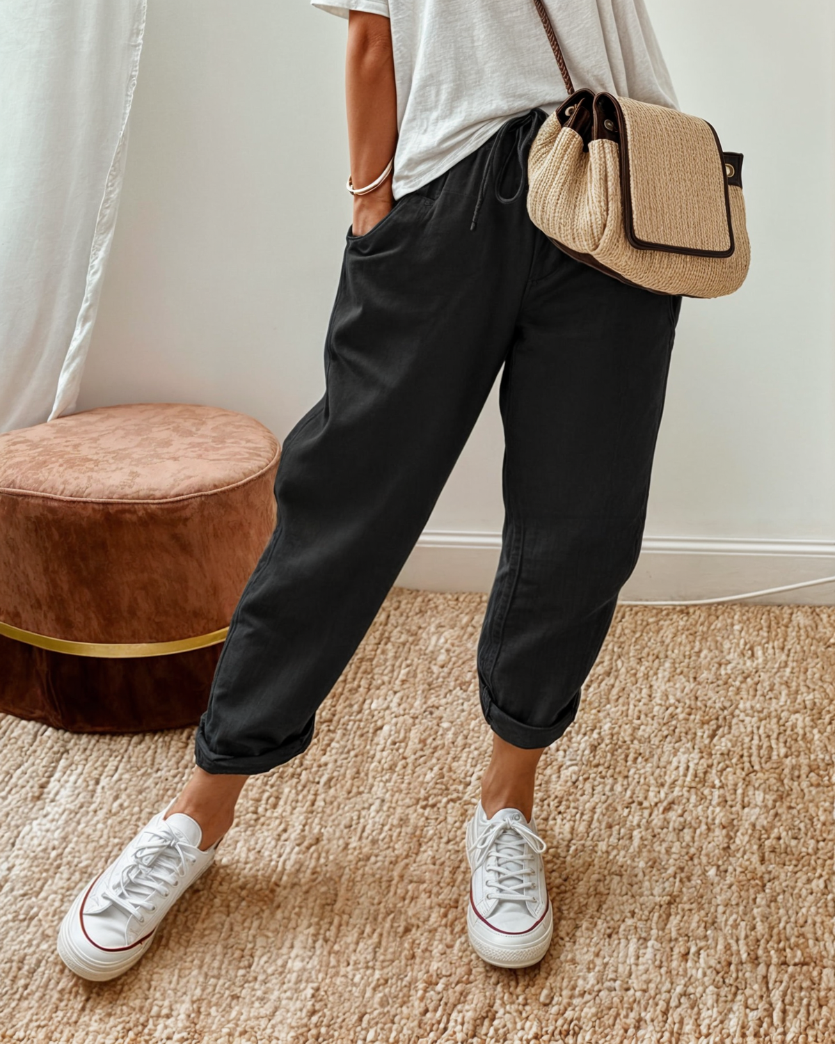 Women's Relaxed Wide Leg Trousers