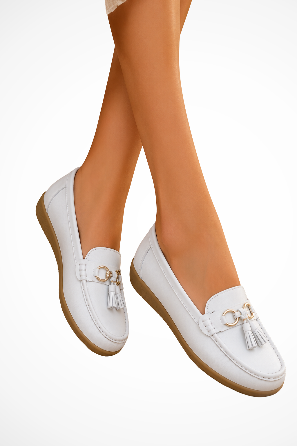 Women's Tassel Leather Orthopedic Loafers