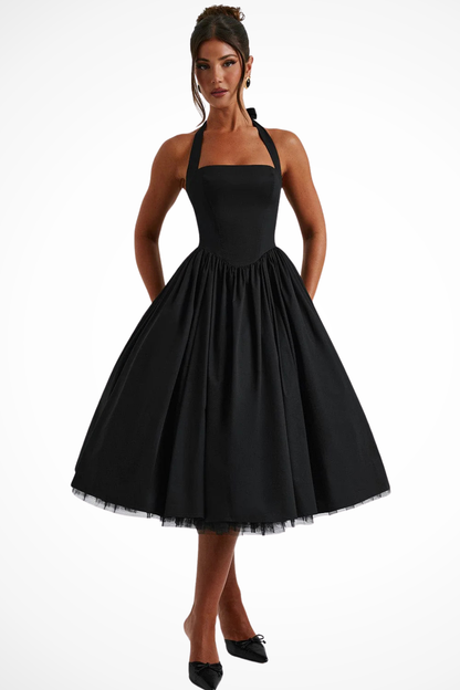 Halter A-Line Guest Dress