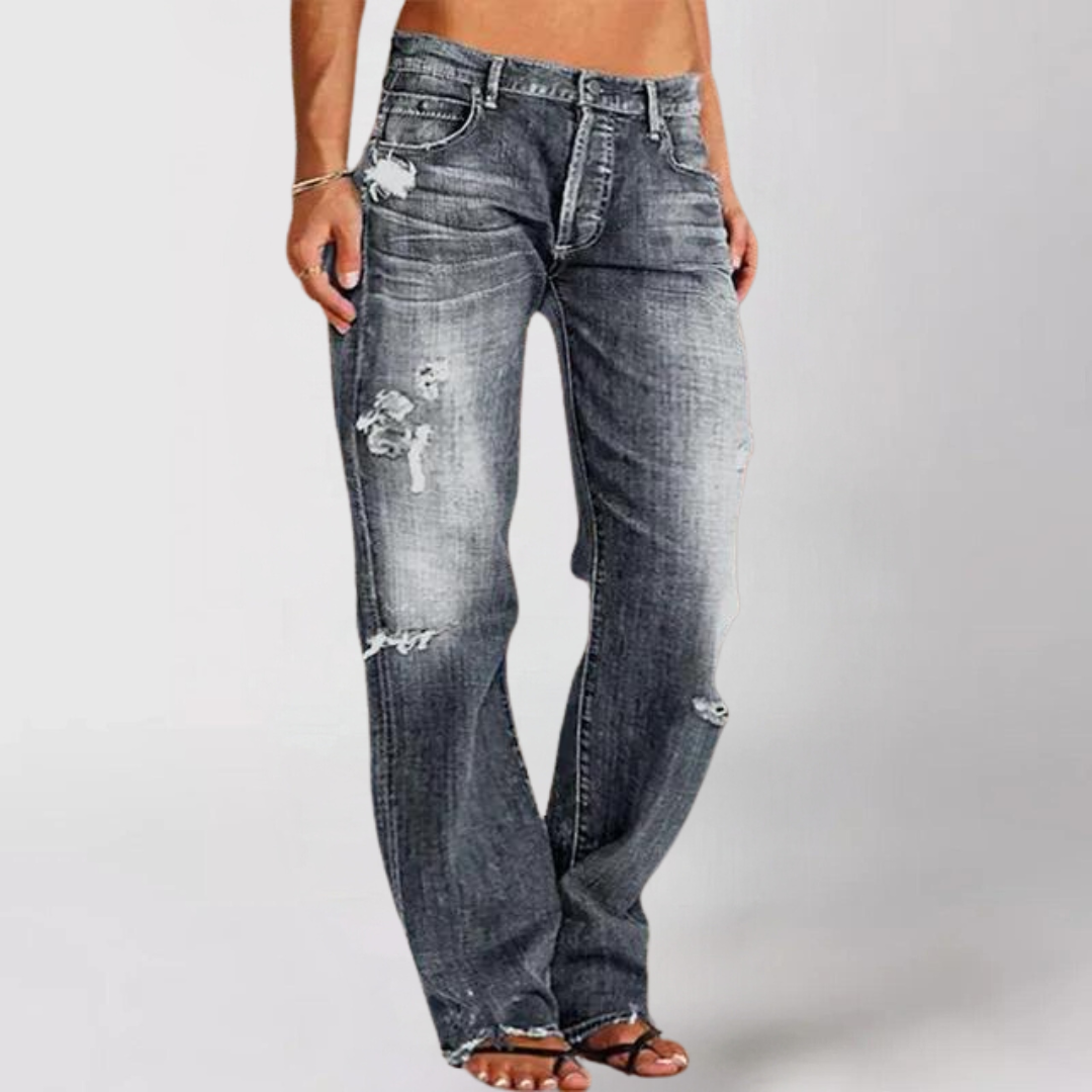 Women’s Mid Rise Straight Jeans