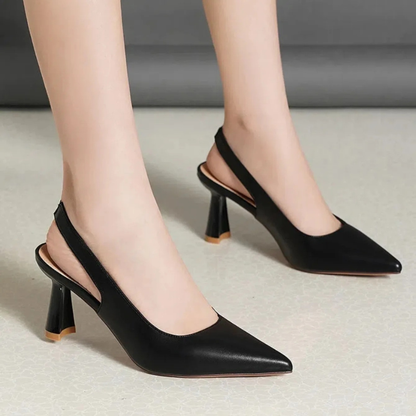 Women's Toe Slip-On Heel Mules