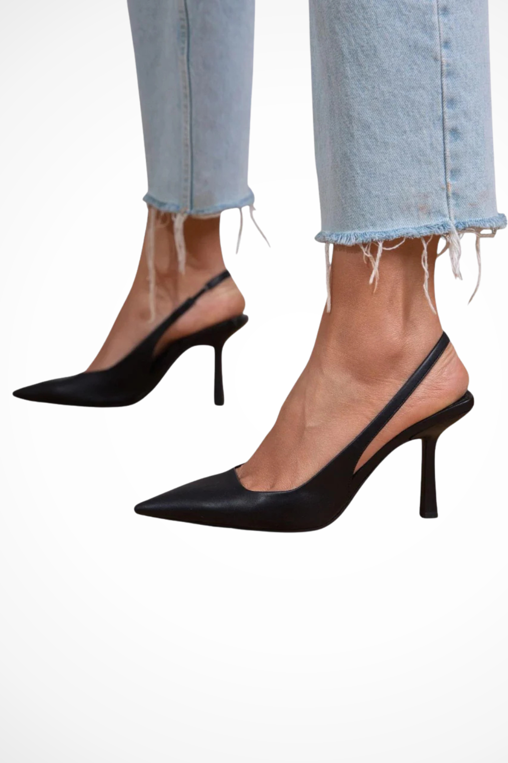 Women's Pointed Toe Slingback Heels