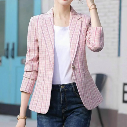 Women's Tailored Single-Button Blazer