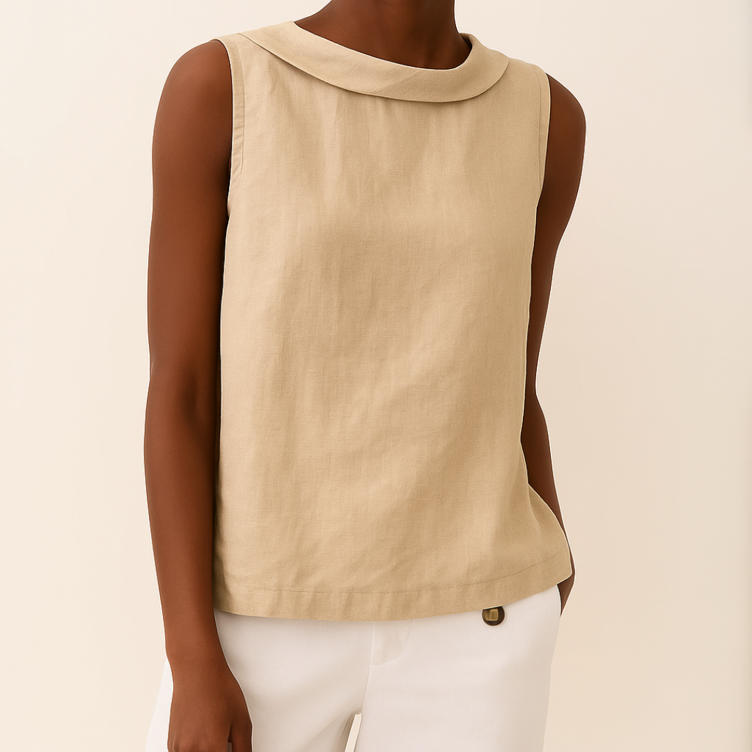 Women’s Sleeveless Round Neck Top