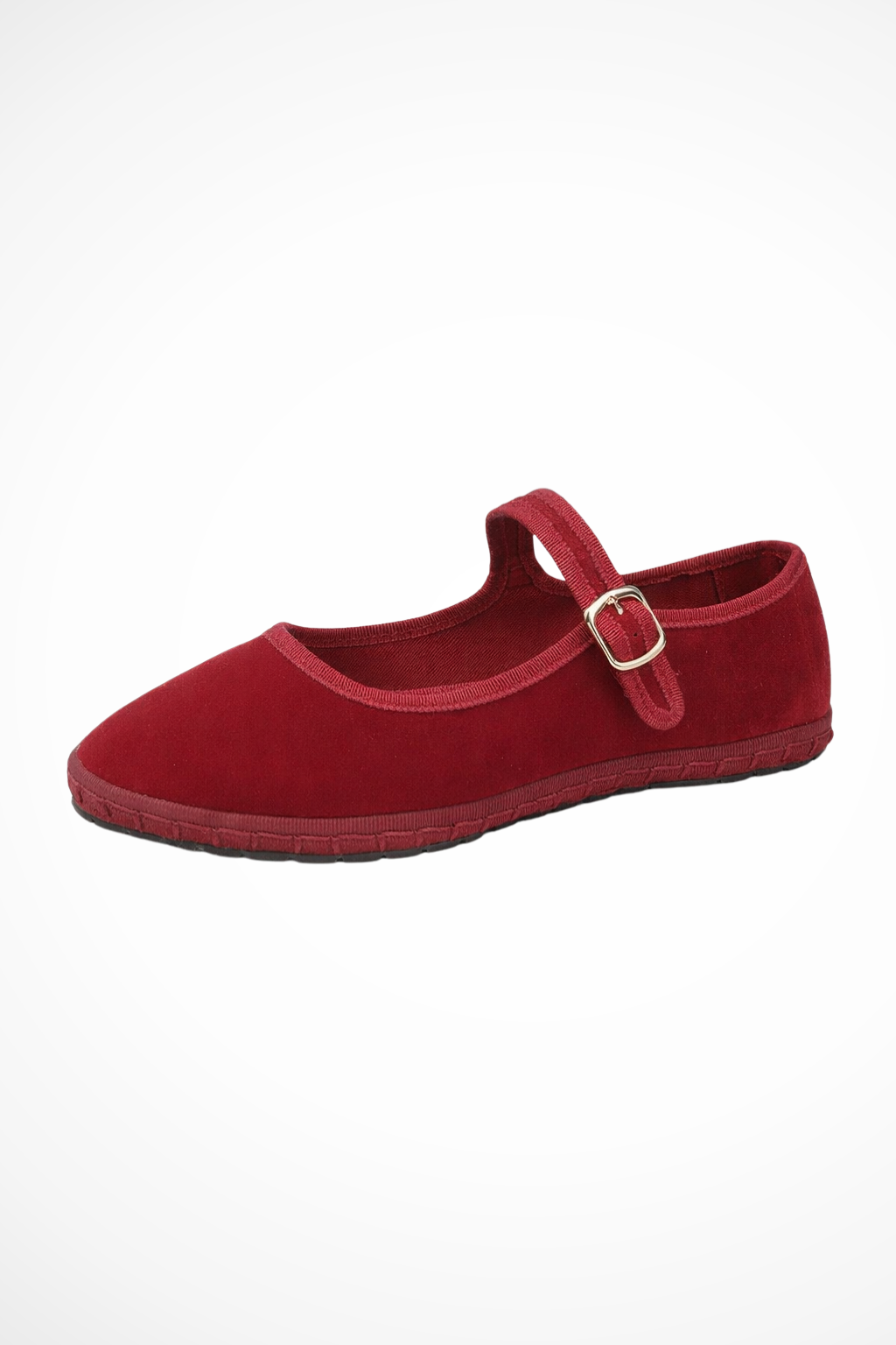Women's Buckle-Strap Ballet Flats