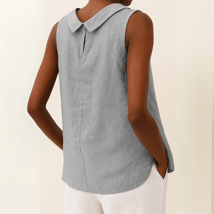 Women’s Sleeveless Round Neck Top