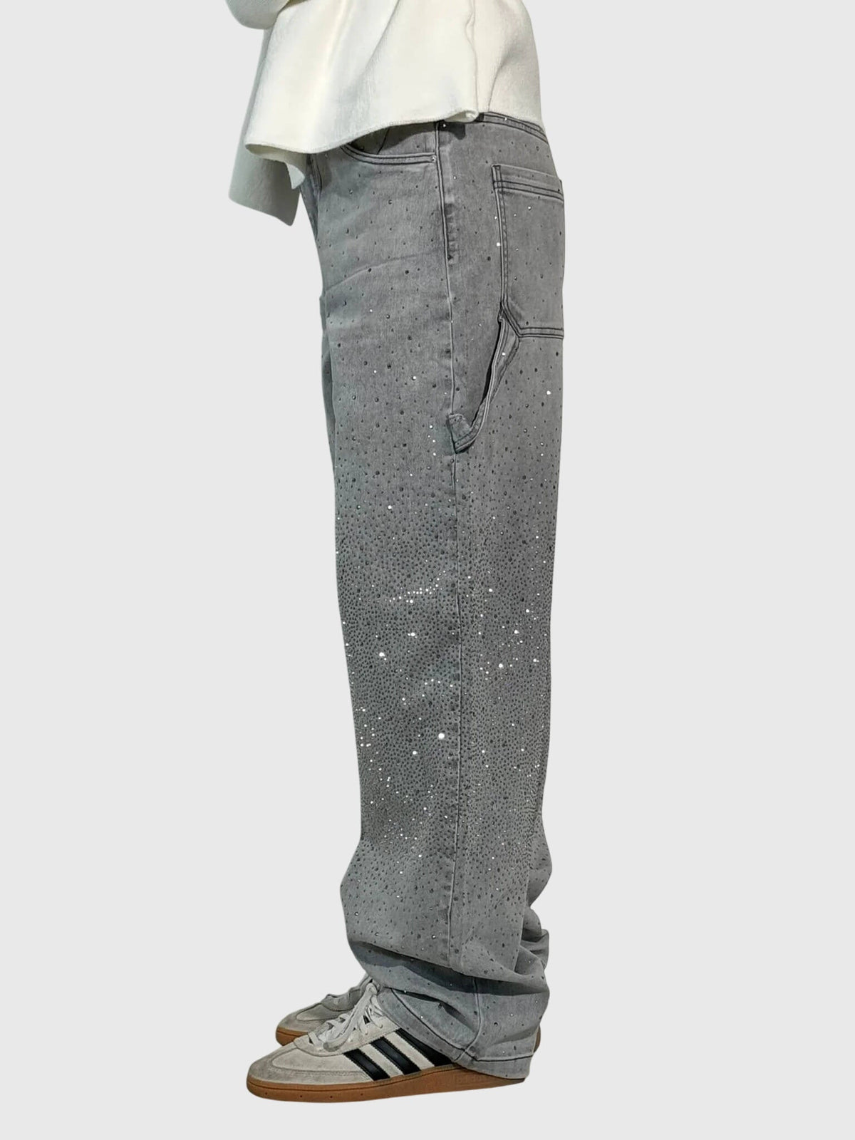 Women's Sparkle Diamond Denim Jeans