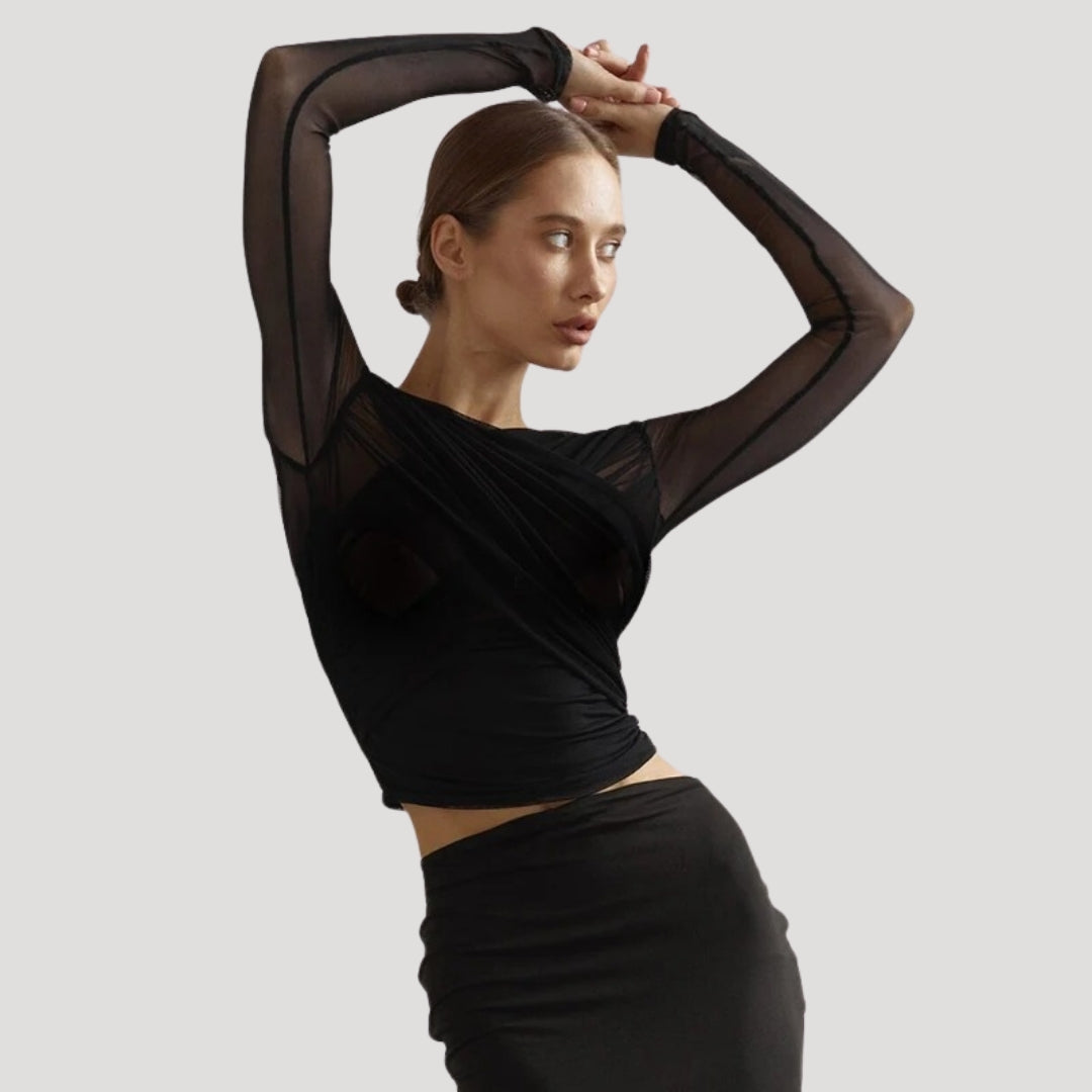 Women’s Wrap Long Sleeve Top