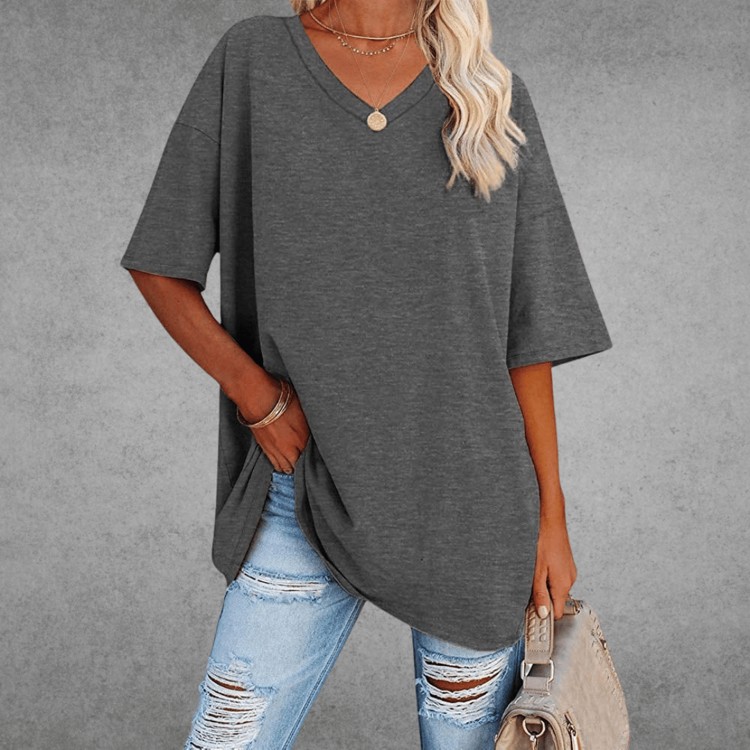 Women’s Spring V-Neck Casual Top