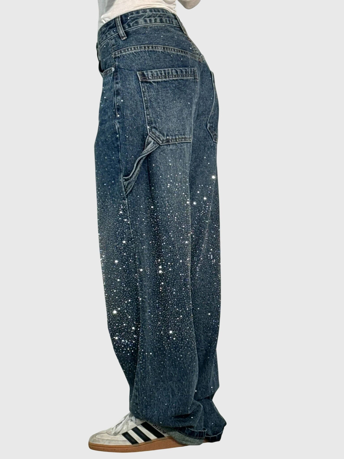 Women's Sparkle Diamond Denim Jeans