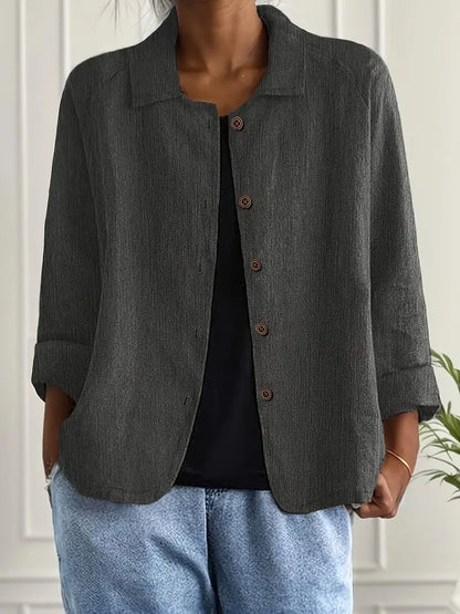 Women's Lightweight Button Casual Jacket