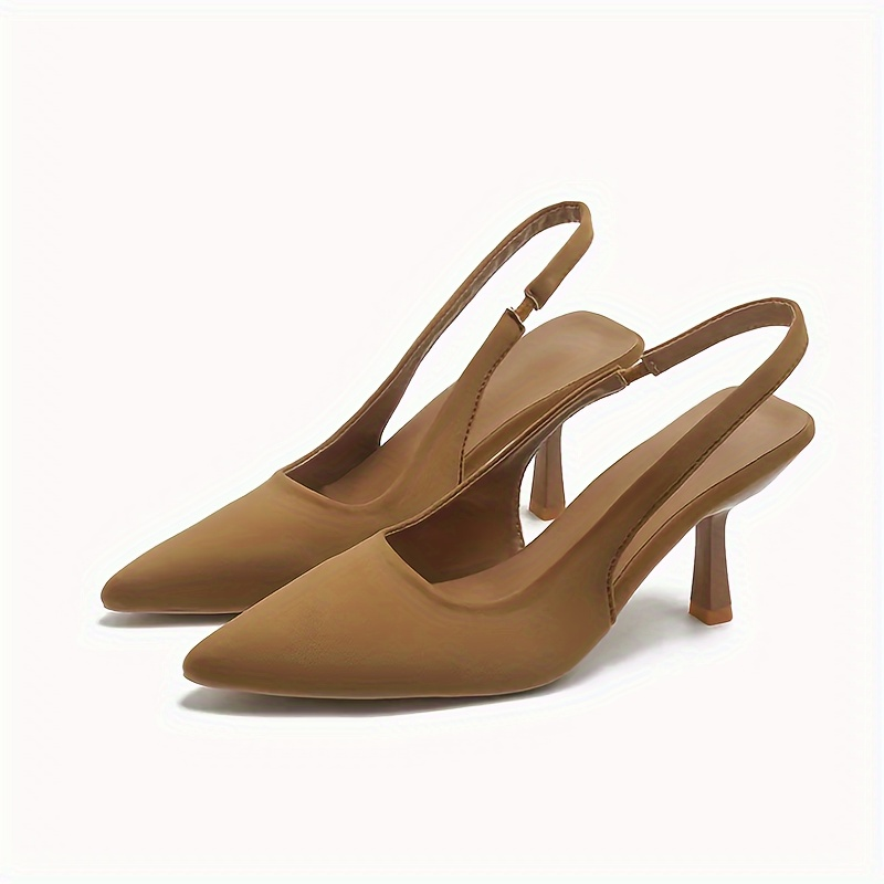 Women's Sleek Pointed Toe Slingbacks