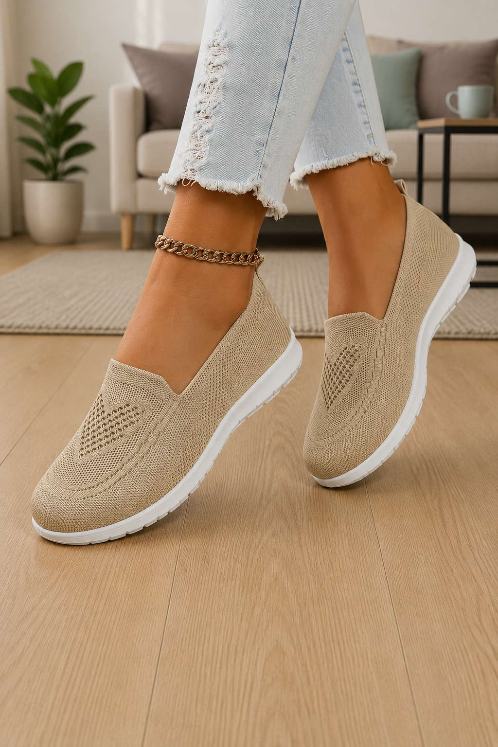 Women's Orthopedic Knit Slip-On Sneakers