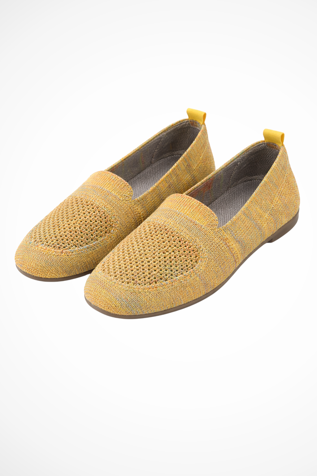 Women's Square Toe Knit Flats