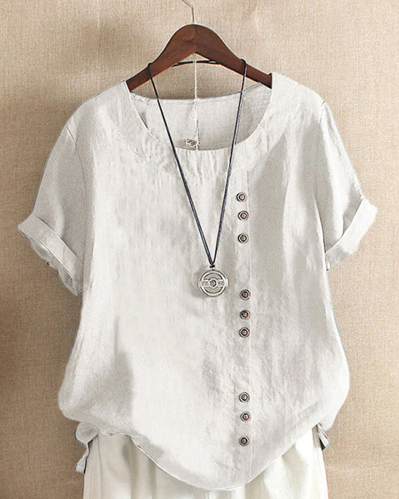 Women’s Button Detail Casual Blouse