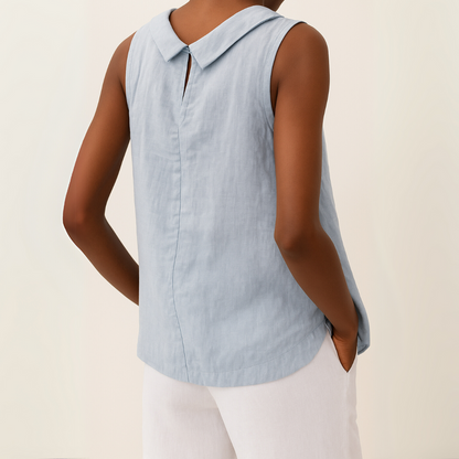 Women’s Sleeveless Round Neck Top