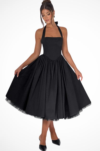 Halter A-Line Guest Dress